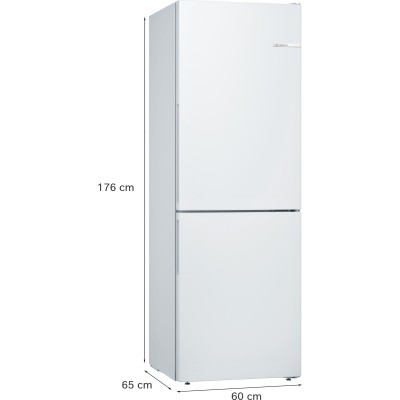 Bosch - KGV33VWEA - Serie 4, Kombinerad kyl/frys, 176 x 60 cm, Vit