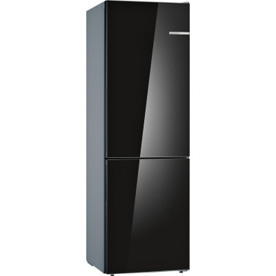 Bosch - KGV36VBEAS - Serie 4, Kombinerad kyl/frys, 186 x 60 cm, Svart