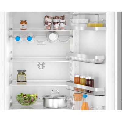 Bosch - KIN96ADC0 - Serie 6, Integrerad kyl/frys, 193.5 x 55.8 cm, Platta gångjärn med mjukstängning