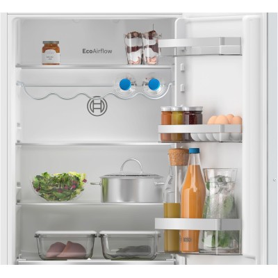 Bosch - KIV86VFE1 - Serie 4, Integrerad kyl/frys, 177.2 x 54.1 cm, Platta gångjärn