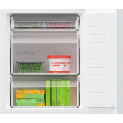 Bosch - KIV86VFE1 - Serie 4, Integrerad kyl/frys, 177.2 x 54.1 cm, Platta gångjärn