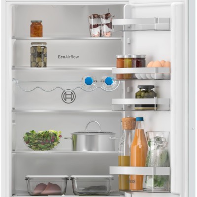 Bosch - KIV87VFE0 - Serie 4, Integrerad kyl/frys, 177.2 x 54.1 cm, Platta gångjärn