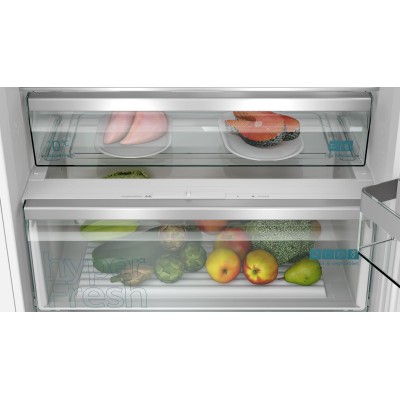 Siemens - KB96NVSE0 - iQ300, Integrerad kyl/frys, 193.5 x 69.1 cm, Glidskenor