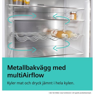 Siemens - KF96DAXEA - iQ500, Fristående kyl/frys, 183 x 90.5 cm, Mörkt antracitfärgat stål, Total noFrost