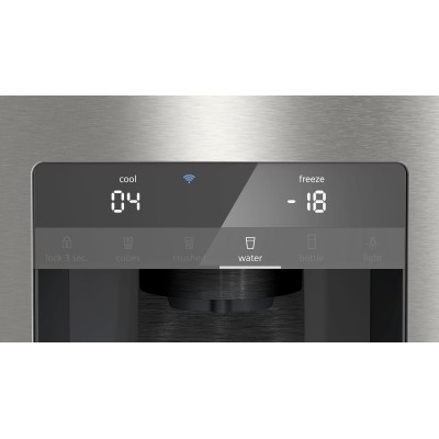 Siemens - KF96DPPEA - iQ700, Fristående kyl/frys, 183 x 90.5 cm, Borstat stål med antiFingerprint, Total noFrost