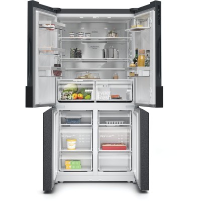 Siemens - KF96NAXEA - iQ300, Fristående kyl/frys, 183 x 90.5 cm, Mörkt antracitfärgat stål, Total noFrost