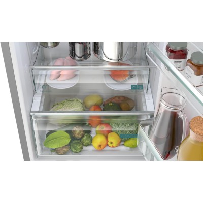 Siemens - KG36N2ICF - iQ300, Kombinerad kyl/frys, 186 x 60 cm, Borstat stål med antiFingerprint, Total noFrost