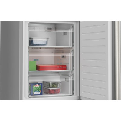 Siemens - KG36N2ICF - iQ300, Kombinerad kyl/frys, 186 x 60 cm, Borstat stål med antiFingerprint, Total noFrost