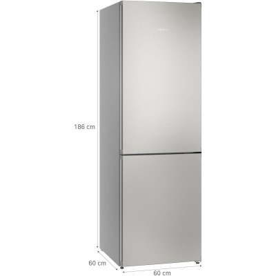 Siemens - KG36N2ICF - iQ300, Kombinerad kyl/frys, 186 x 60 cm, Borstat stål med antiFingerprint, Total noFrost
