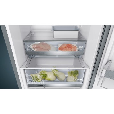 Siemens - KG39E8XBA - iQ500, Kombinerad kyl/frys, 201 x 60 cm, Mörkt antracitfärgat stål