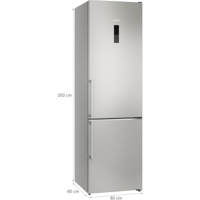 Siemens - KG39NAIBT - iQ500, Kombinerad kyl/frys, 203 x 60 cm, Borstat stål med antiFingerprint, Total noFrost