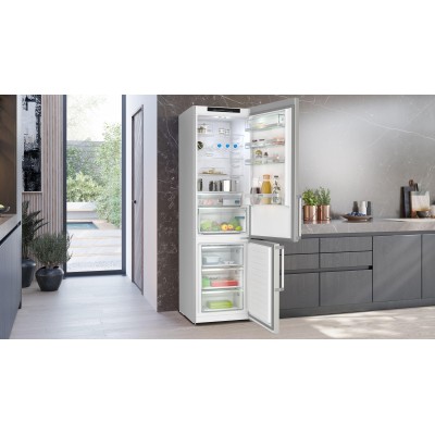 Siemens - KG39NEICU - iQ300, Kombinerad kyl/frys, 203 x 60 cm, Borstat stål med antiFingerprint, Total noFrost