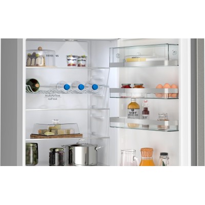Siemens - KG39NEICU - iQ300, Kombinerad kyl/frys, 203 x 60 cm, Borstat stål med antiFingerprint, Total noFrost