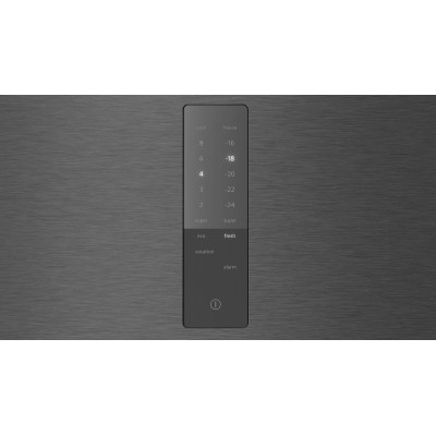 Siemens - KG39NXXCF - iQ300, Kombinerad kyl/frys, 203 x 60 cm, Mörkt antracitfärgat stål, Total noFrost