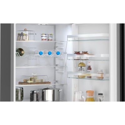 Siemens - KG39NXXCF - iQ300, Kombinerad kyl/frys, 203 x 60 cm, Mörkt antracitfärgat stål, Total noFrost