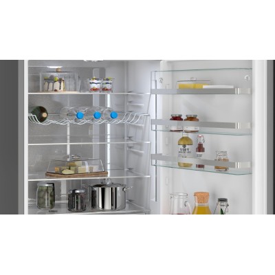 Siemens - KG49N4XAF - iQ500, Kombinerad kyl/frys, 203 x 70 cm, Mörkt antracitfärgat stål, Total noFrost