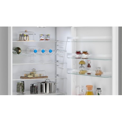 Siemens - KG49NXIDF - iQ300, Kombinerad kyl/frys, 203 x 70 cm, Borstat stål med antiFingerprint, Total noFrost
