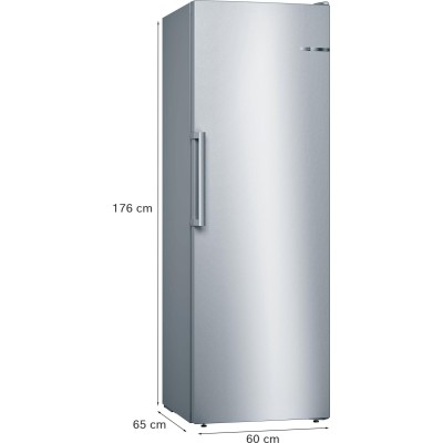 Bosch - GSN33VLEP - Serie 4, Frysskåp, 176 x 60 cm, Inox-Look