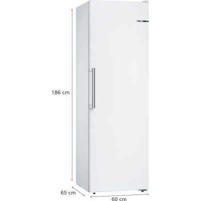 Bosch - GSN36CWEP - Serie 4, Frysskåp, 186 x 60 cm, Vit