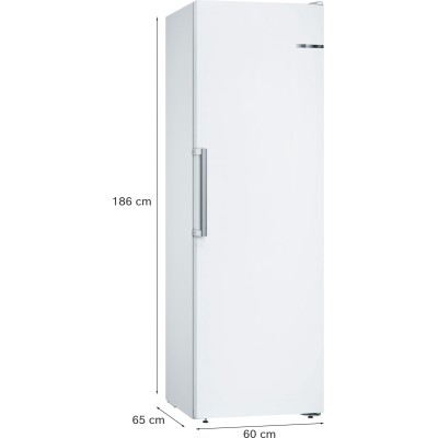 Bosch - GSN36CWEV - Serie 4, Frysskåp, 186 x 60 cm, Vit
