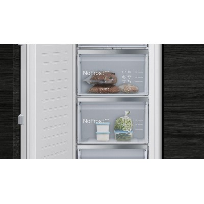 Siemens - GI81NVEE0 - iQ300, Integrerad frys, 177.2 x 55.8 cm, Platta gångjärn