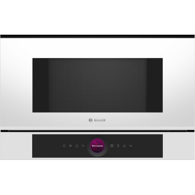 Bosch - BFL7221W1 - Serie 8, Inbyggnadsmikro, Vit