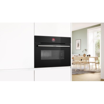 Bosch - CMG7241B1 - Serie 8, Kompaktugn med mikro, 60 x 45 cm, Svart