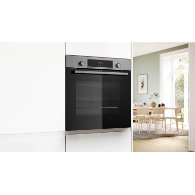 Bosch - HBA534BS3 - Serie 4, Inbyggnadsugn, 60 x 60 cm, Rostfritt stål