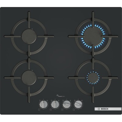 Bosch - PPP6A6I10 - Serie 6, Gashäll, 60 cm, Härdat glas, Svart