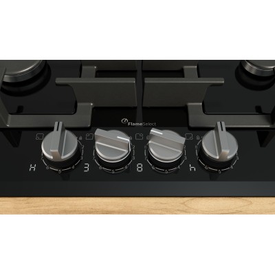 Bosch - PRP6A6H40 - Serie 8, Gashäll, 60 cm, Härdat glas, Svart