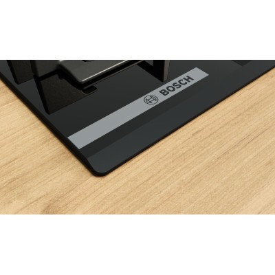 Bosch - PRP6A6H40 - Serie 8, Gashäll, 60 cm, Härdat glas, Svart