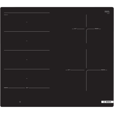 Bosch - PXE601DC1E - Serie 8, Induktionshäll, 60 cm, planmontering