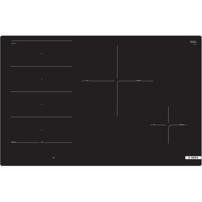 Bosch - PXE801DC1E - Serie 8, Induktionshäll, 80 cm, planmontering