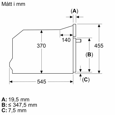 Siemens - CE732GXB1 - iQ700, Inbyggnadsmikro, 60 x 45 cm, Svart