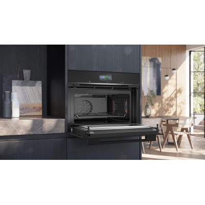 Siemens - CM736G1B1 - iQ700, Kompaktugn med mikro, 60 x 45 cm, Svart