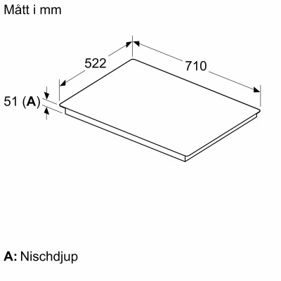 Siemens - ED751HSC1E - iQ500, Induktionshäll, 70 cm, ramlösDesign
