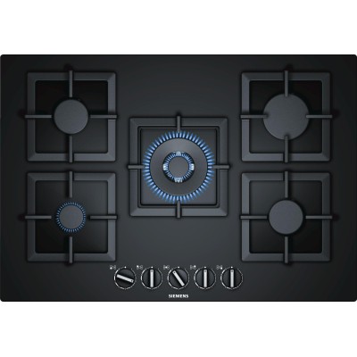 Siemens - EP7A6QB20 - iQ500, Gashäll, 75 cm, Härdat glas, Svart