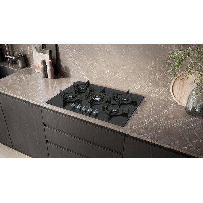 Siemens - EP7A6QI10 - iQ500, Gashäll, 75 cm, Härdat glas, Svart