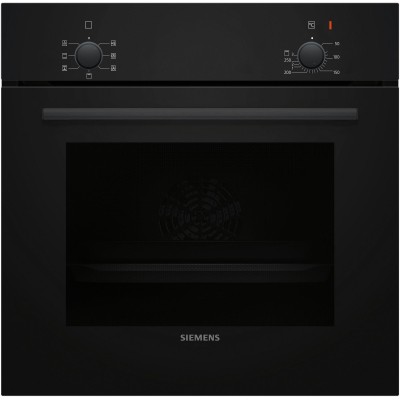 Siemens - HB010FBA1 - iQ100, Inbyggnadsugn, 60 x 60 cm, Svart