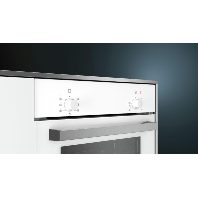 Siemens - HB010FBV1S - iQ100, Inbyggnadsugn, 60 x 60 cm, Vit