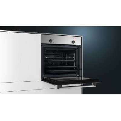 Siemens - HB010FBV1S - iQ100, Inbyggnadsugn, 60 x 60 cm, Vit