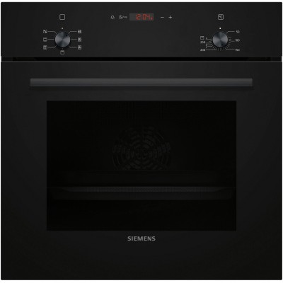 Siemens - HB013FBB1 - iQ100, Inbyggnadsugn, 60 x 60 cm, Svart
