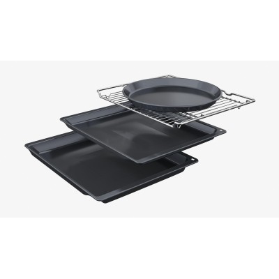 Siemens - HB776G3B2S - iQ700, Inbyggnadsugn, 60 x 60 cm, Svart