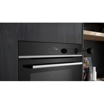 Siemens - HR532GBS3 - iQ300, Inbyggnadsugn med ångfunktion, 60 x 60 cm, Rostfritt stål