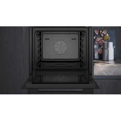 Siemens - HS736G1B1 - iQ700, Inbyggnadsugn med fullSteam, 60 x 60 cm, Svart