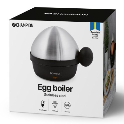 Champion - Äggkokare 7 Ägg EB100 Rostfri - CHEB100