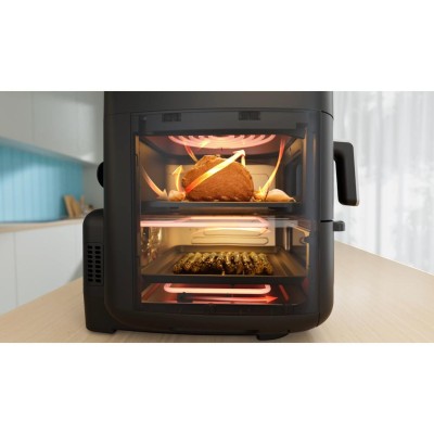 Midea - Airfryer 2 i 1 Kombination med Ugn 6,4 + 4,4 Liter - A14216