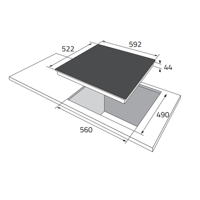  Gram KKI 6344-90 TI Häll - 5 Års Garanti 