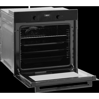 JGN inbygningsugn, 80 liter, svart - BO 6102 SR