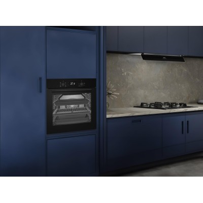 JGN inbygningsugn, 80 liter, svart - BO 6103 SR